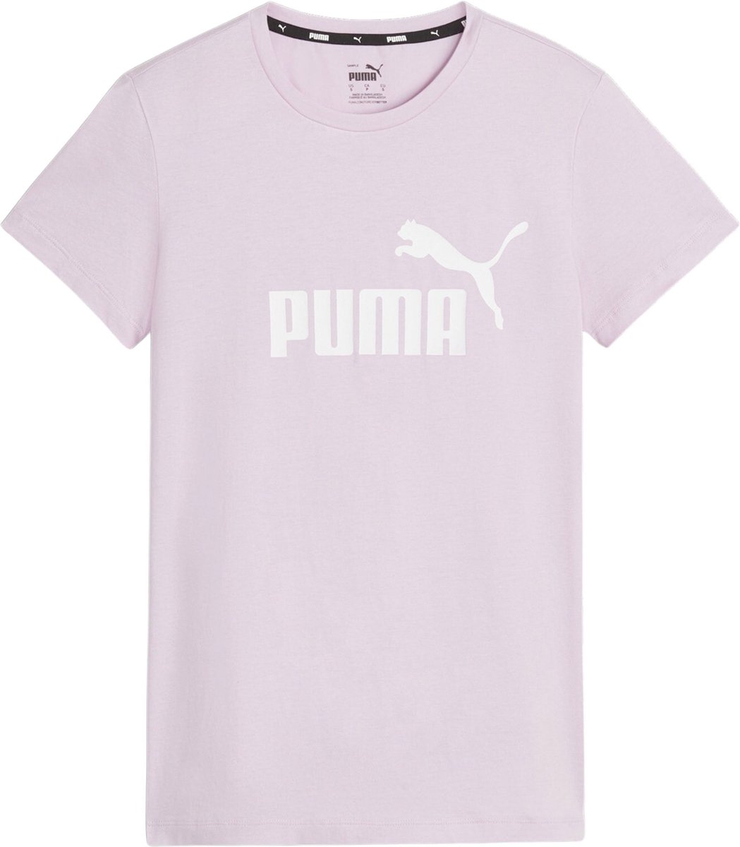 PUMA ESS Logo Tee s Dames T-shirt Grape Mist Grapemist