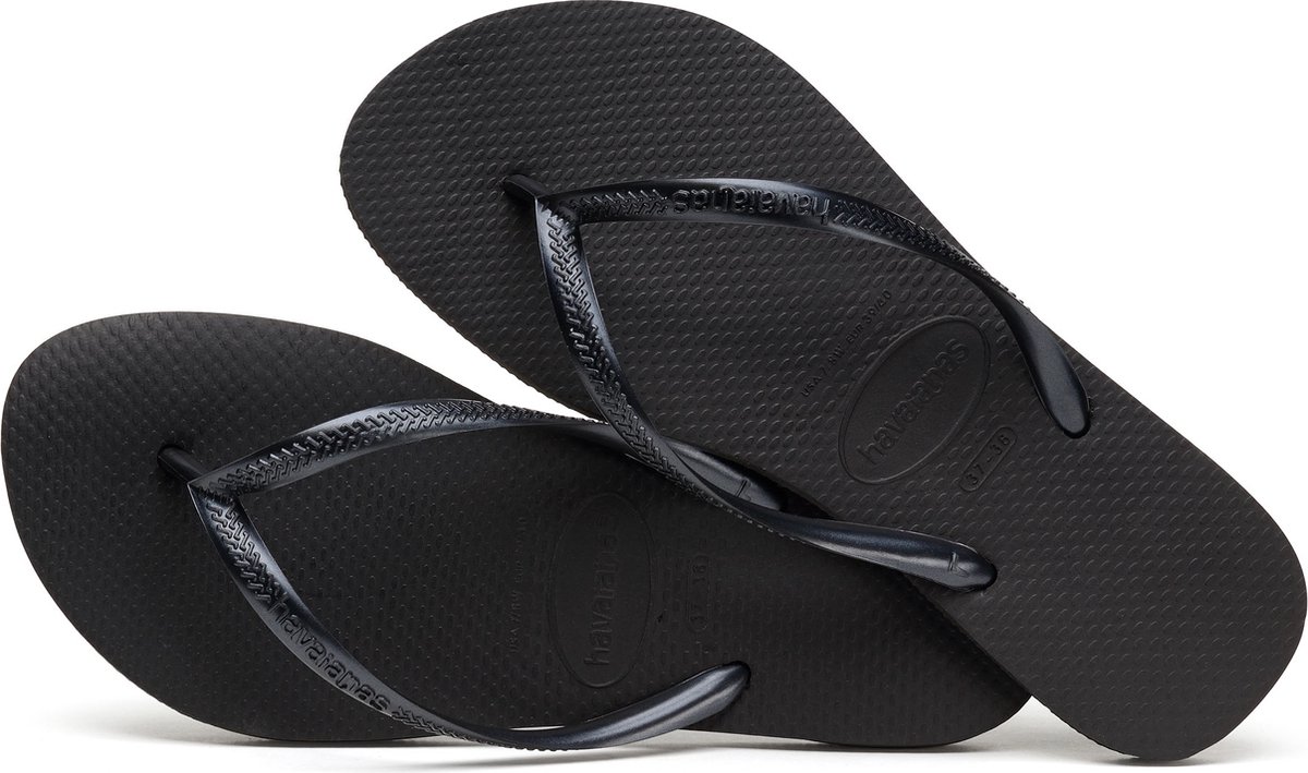 Havaianas Slim Slippers - Zwart op Prijzenvolger.com