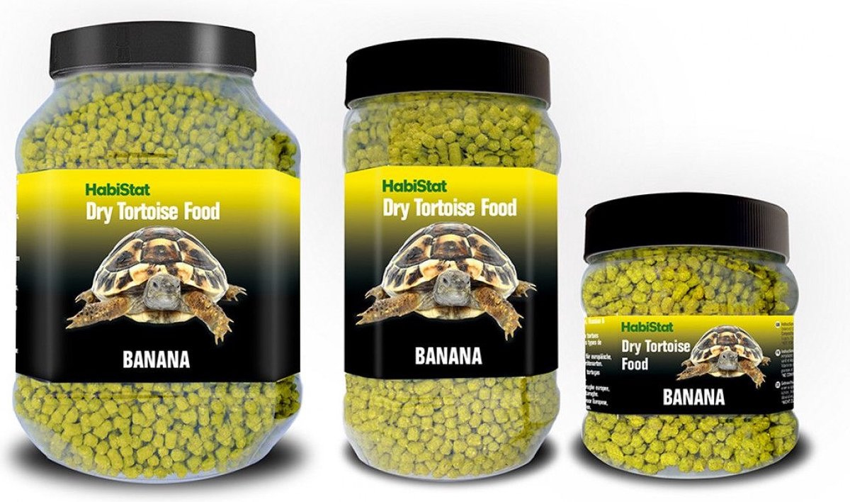 Habistat Landschildpad Voeding - Banaan - 400 Gram