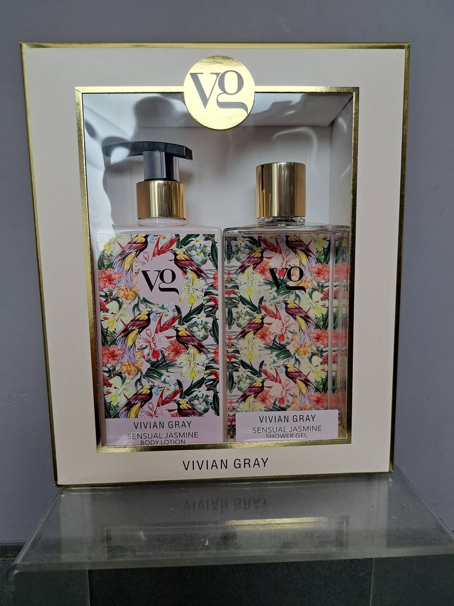 Goedkoopste geschenk set vrouwen verjaardag - moeder dag - leuk geschenk - kado - kerst geschenk jasmijn - body lotion - douche gel - vriendin - vegan