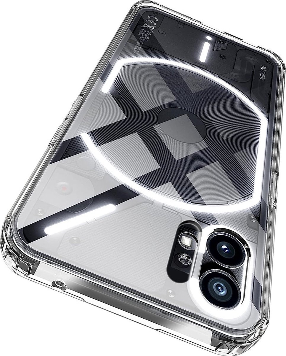 Mobigear Doorzichtig Hoesje geschikt voor Nothing Phone (2) Telefoonhoesje Hardcase | Mobigear Crystal Backcover | Doorzichtig Telefoonhoesje Phone (2) | Phone (2) Case | Back Cover - Transparant