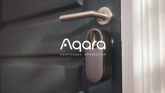 Aqara Smart Lock U200 Kit - Zwart - Slim Deurslot - Vingerafdruk & Pincode - Apple Home Key - Bluetooth & Matter