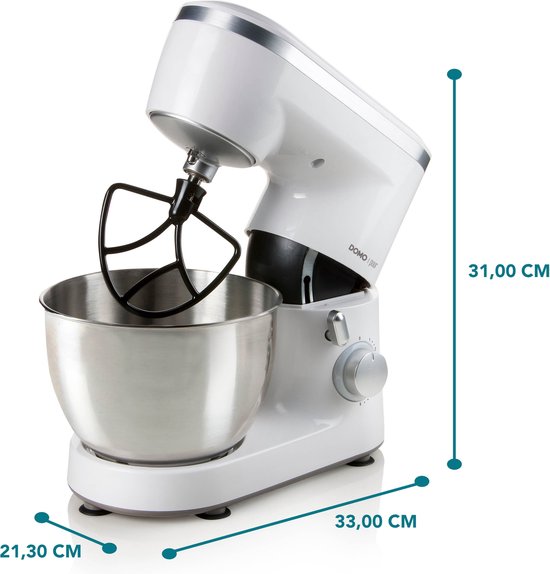 DOMO DO9175KR - Keukenmachine PUUR - 4L - Wit van Domo — afbeelding 5