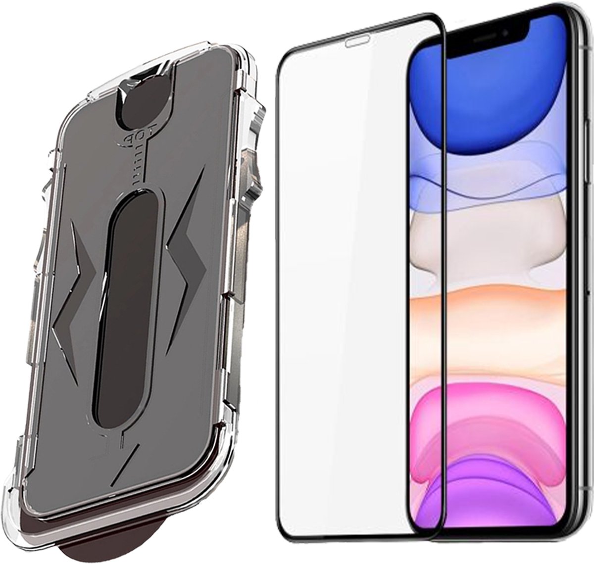Screenprotector - Geschikt voor iPhone 11 Pro Max Tempered Glass screen protector - Extra Sterk - beschermglas