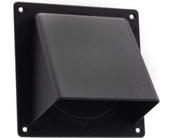 Gevelklep Ø100-125mm wit - Universeel