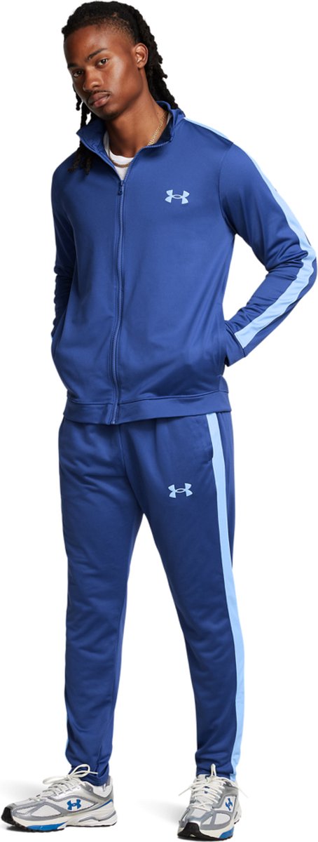 Under Armour UA Knit Track Suit Heren - Blauw - Maat L op Prijzenvolger.com