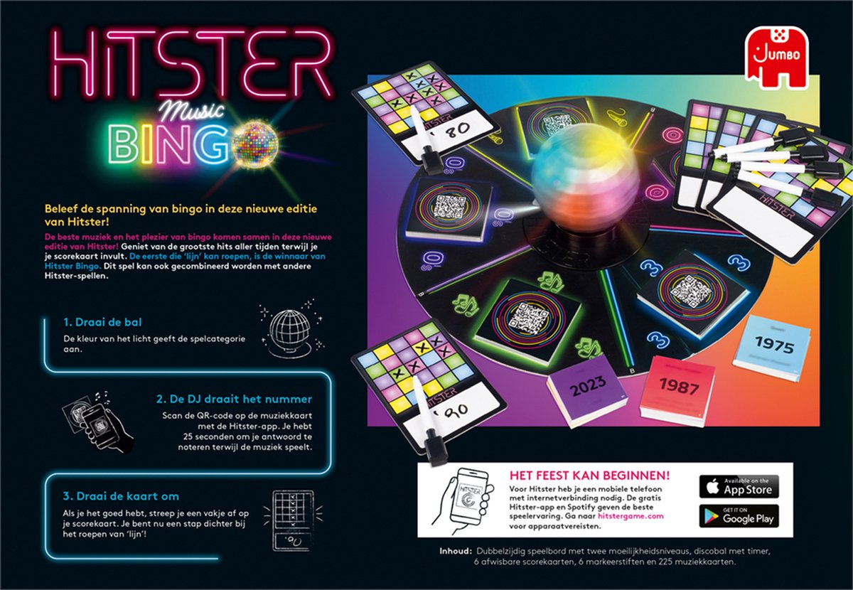 Jumbo Hitster Bingo – Nederlandstalig - Afbeelding 8