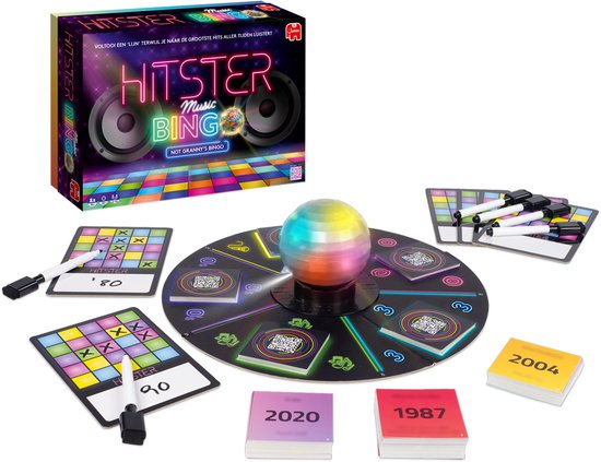 Jumbo - Hitster Bingo - Nederlandstalig Partyspel - Actiespel