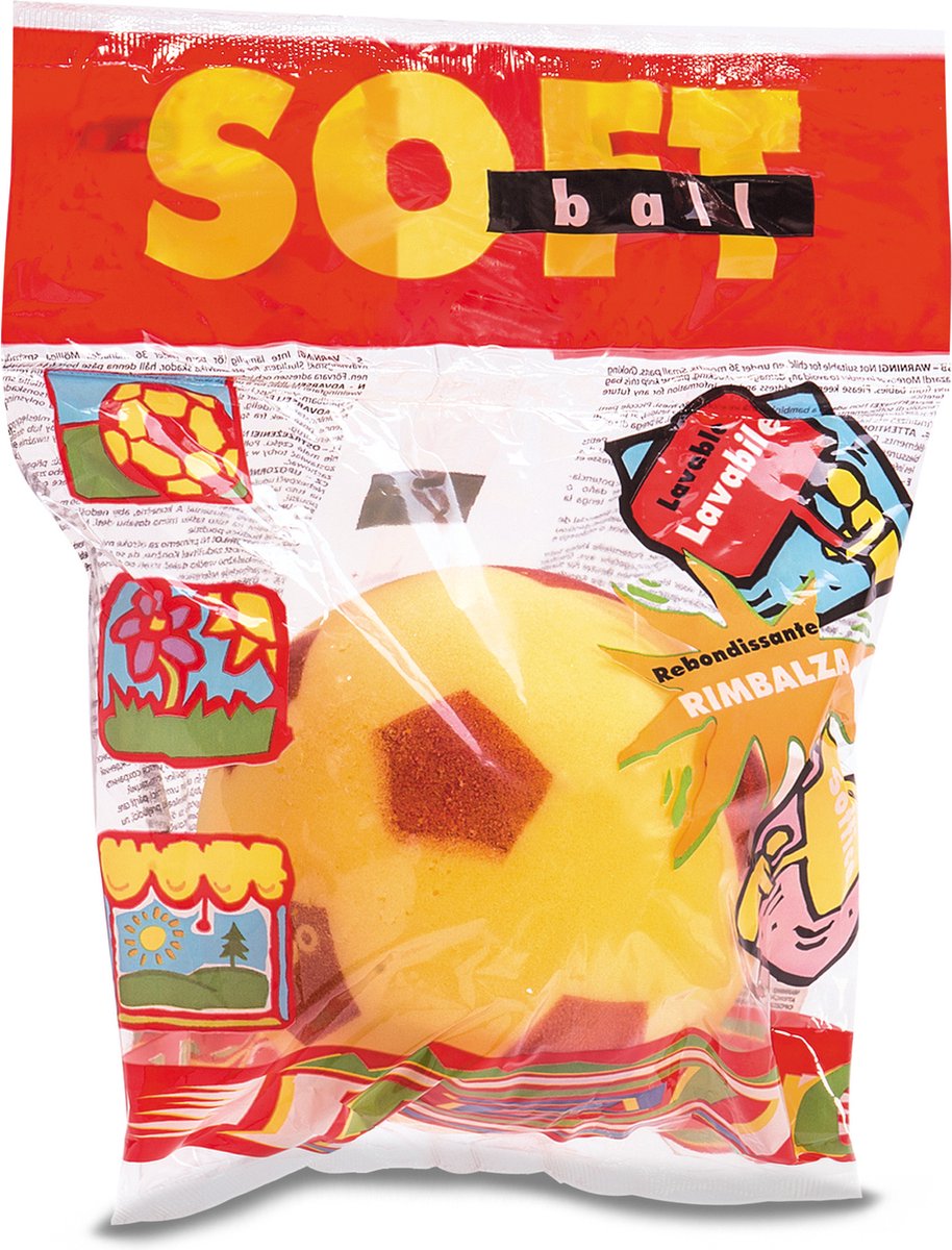 Balle Souple En Mousse MONDO Toys - Diamètre 14cm - Couleurs Assorties - Jeu D'intérieur