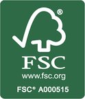 FSC keurmerk logo met tekst FSC www.fsc.org FSC A000515.
