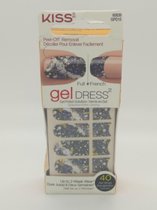 kiss - Gel dress peel-off removal full/art 40+ gel strips GPD15