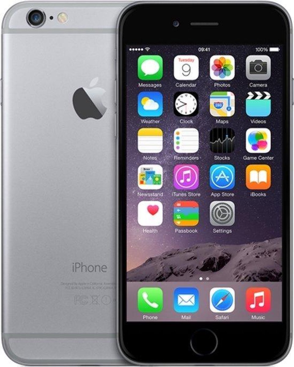 Persoonlijk Prelude vloeiend Apple iPhone 6 - 32GB - Spacegrijs | bol.com
