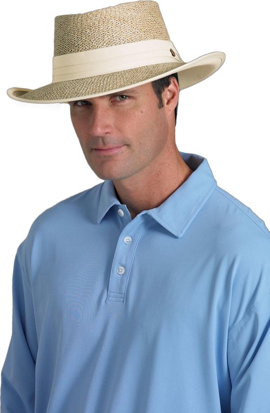 Coolibar - UV-beschermende golf hoed heren - beige | bol.com