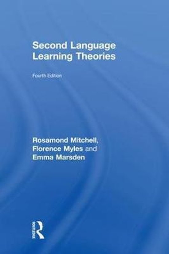 Second Language Learning Theories - cover