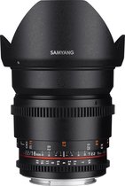 Samyang 16mm T2.2 Vdslr Ed As Umc Cs II - Prime lens - geschikt voor Canon Spiegelreflex