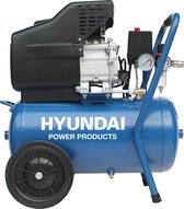 Hyundai compressor 24 liter met vochtafscheider - 8 BAR - 66dB - 180 liter/minuut - 2PK - 1500W