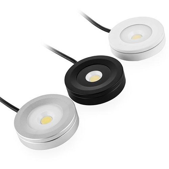 LED mini opbouwspot IP65 3Watt rond dimbaar | bol.com
