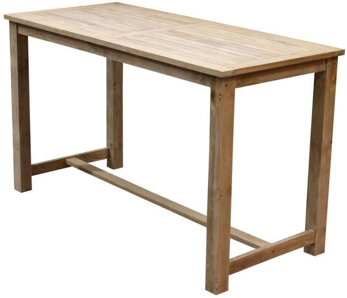 Bartafel 180x80xH105 cm teakhout