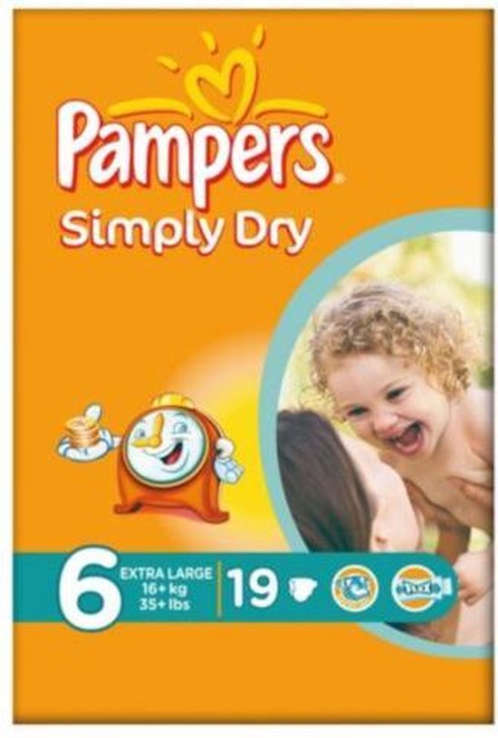 Pampers Simply Dry 190 stuks |