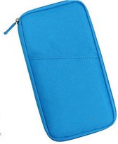 Reisportemonnee - Travel Wallet - Paspoorthouder - Reisdocumenten – Blauw