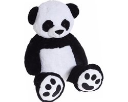 Grote pluche panda knuffel beer van 100 cm - knuffeldier - knuffelbeest |  bol.com