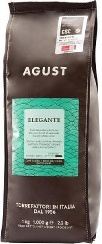 Caffé Agust Elegante CSC 3 keer 500g bonen