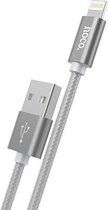 Hoco Lightning naar USB 2.0 Gevlochten kabel