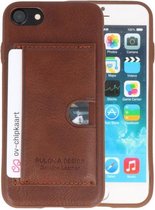 Bruin Hardcase cover Hoesje voor Apple iPhone 7 / 8