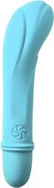 Lola Games - Universe - Secret Flower - G Spot en Clitoris vibrator - 100% Siliconen - 12,6 cm - Turquoise