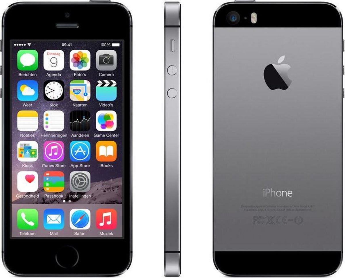 envelop Hoe dan ook Ambtenaren Apple iPhone 5s -16Gb - Spacegrijs | bol.com