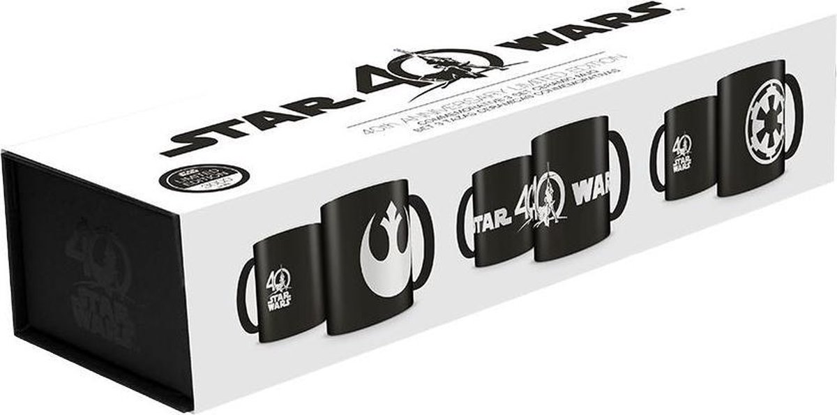 STAR WARS - 40th Anniversary Deluxe Mug Set - Limited Edition 3000 Ex