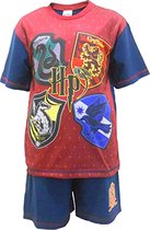 Harry Potter - kinder- tiener - pyjama - shortama - Rood/Blauw - maat 110/116