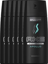 AXE Apollo Deodorant - 6 x 150 ml - Voordeelverpakking
