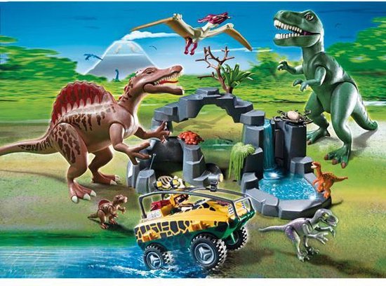 Playmobil Dino expeditie met amphi truck - 5019 | bol.com