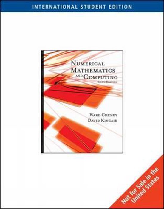 Numerical Mathematics and Computing - cover