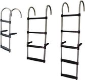 Lalizas RVS ladder - 5-treden - hoogte 136 cm