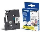 Labeltape Brother P-touch TZE-221 9mm zwart op wit