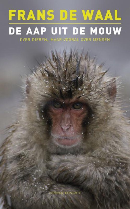 Cover van het boek 'De aap uit de mouw' van Frans de Waal