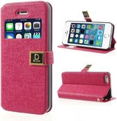 Kijkvenster case iphone 5 roze