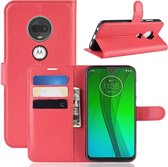 Motorola Moto G7 / G7 Plus Hoesje - Book Case - Rood