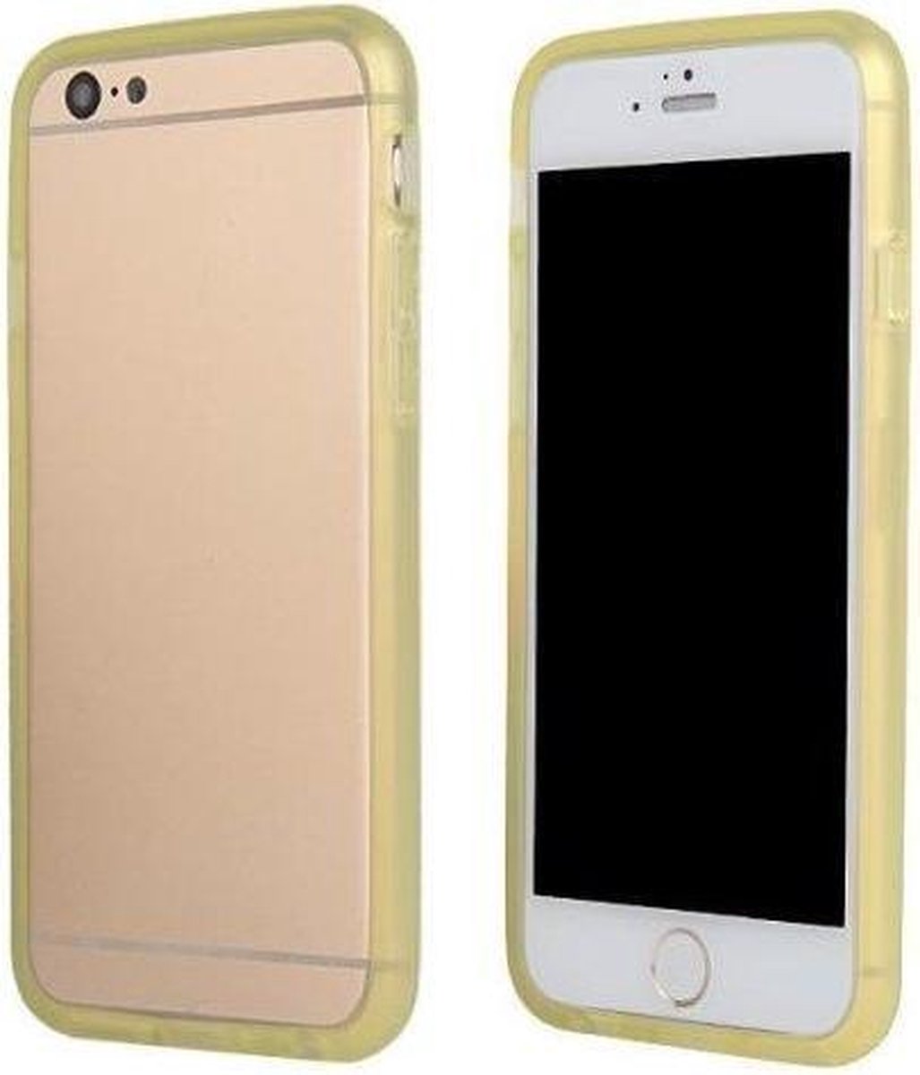 TPU Bumper iPhone 6(s) - Geel