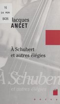 À Schubert et autres élégies