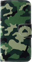 Huawei P30 Pro Hoesje - Book Case - Camouflage