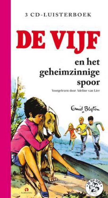 Cover van het boek 'De vijf en het geheimzinnige spoor' van Enid Blyton
