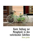 Kants Stellung Zur Metaphysik in Den Vorkritischen Schriften