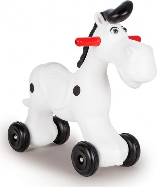Jamara Hobbelpaard/loopwagen 2-in-1 Wit Junior