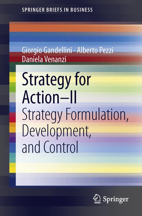 SpringerBriefs in Business - Strategy for Action – II - cover
