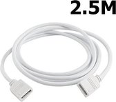2.5 Meter 4Pin RGB led connector Extension Cable