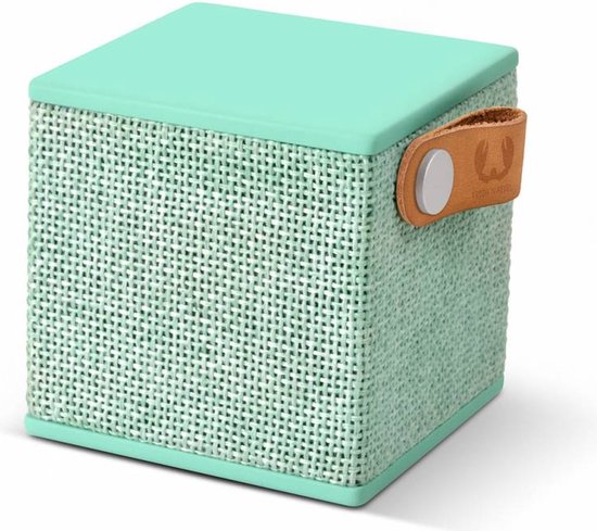 Fresh 'n Rebel Rockbox Cube Fabriq - Haut-parleur Bluetooth sans fil - Vert  menthe | bol.com