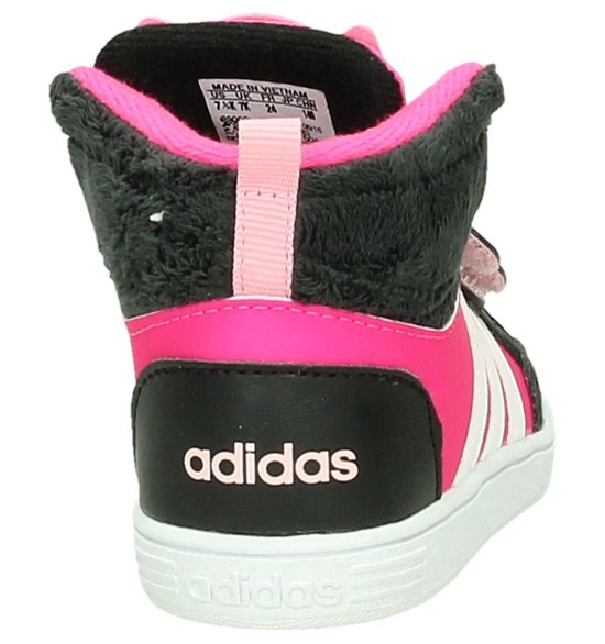 Adidas - Hoops Animal Cmf Mi - Sneaker hoog - Meisjes - Maat 21 - Roze -  Core... | bol.com